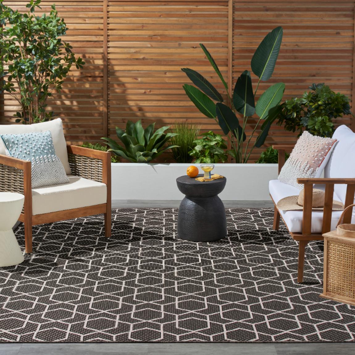 Horizon Indoor Outdoor Rug Black - 366cm x 274cm main product photo