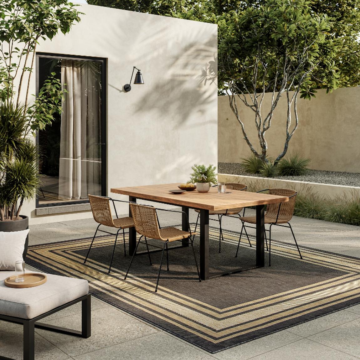 Horizon Indoor Outdoor Rug Charcoal - 274cm x 183cm main product photo
