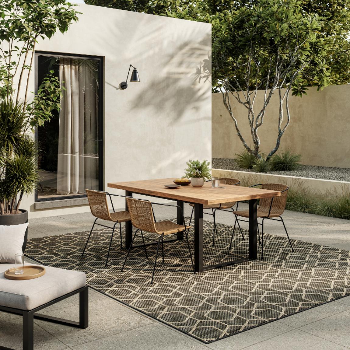 Horizon Indoor Outdoor Rug Charcoal - 366cm x 274cm main product photo