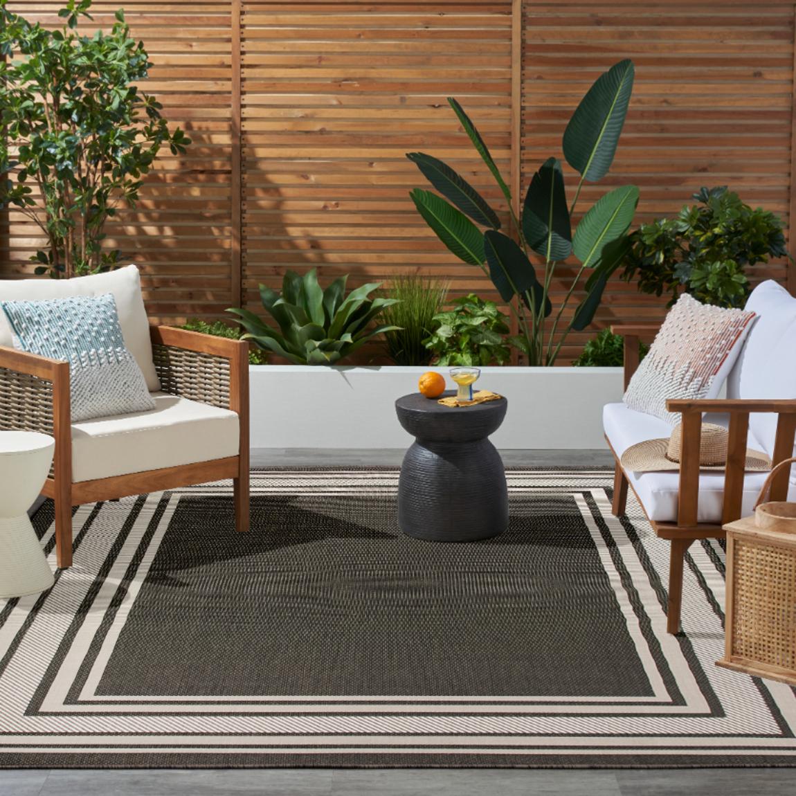 Horizon Indoor Outdoor Rug Black - 427cm x 305cm main product photo