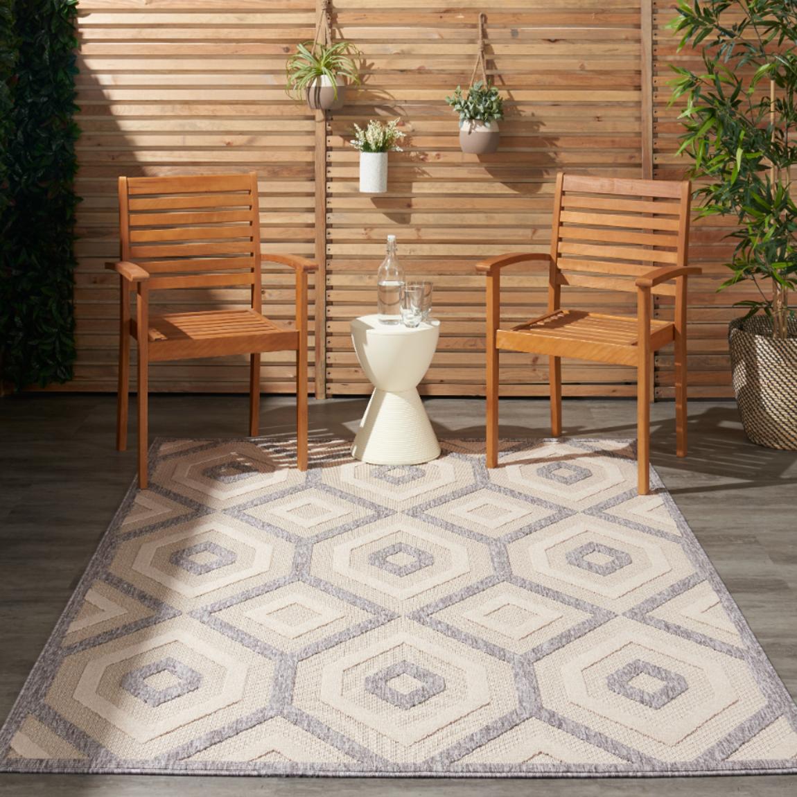 Cozumel Indoor Outdoor Rug Cream - 221cm x 160cm main product photo