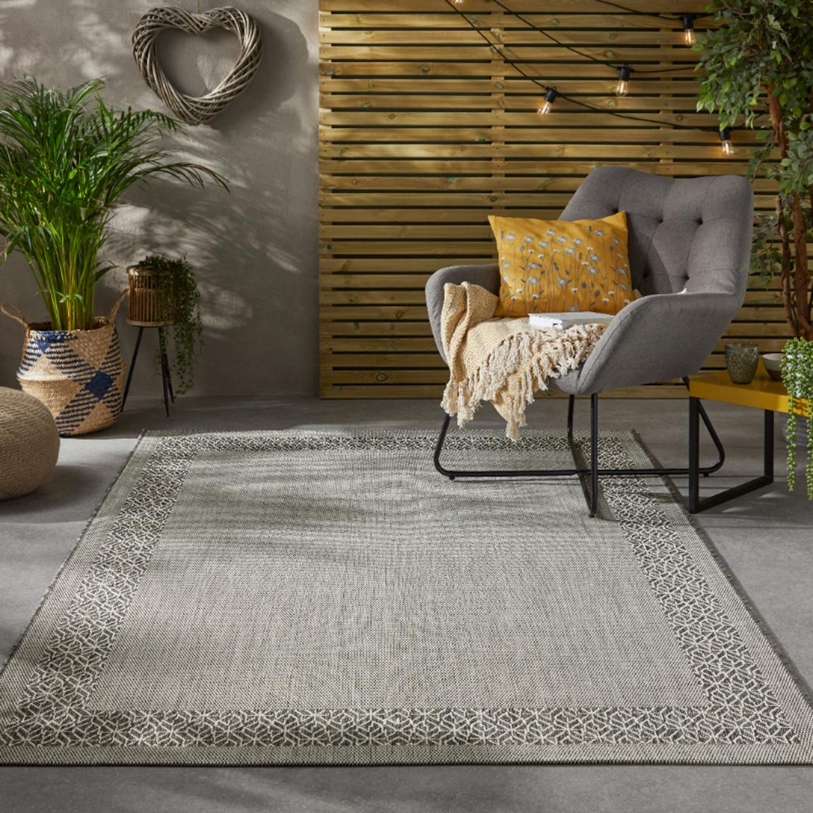 Terrazzo Indoor Outdoor Rug Grey - 230cm x 160cm main product photo