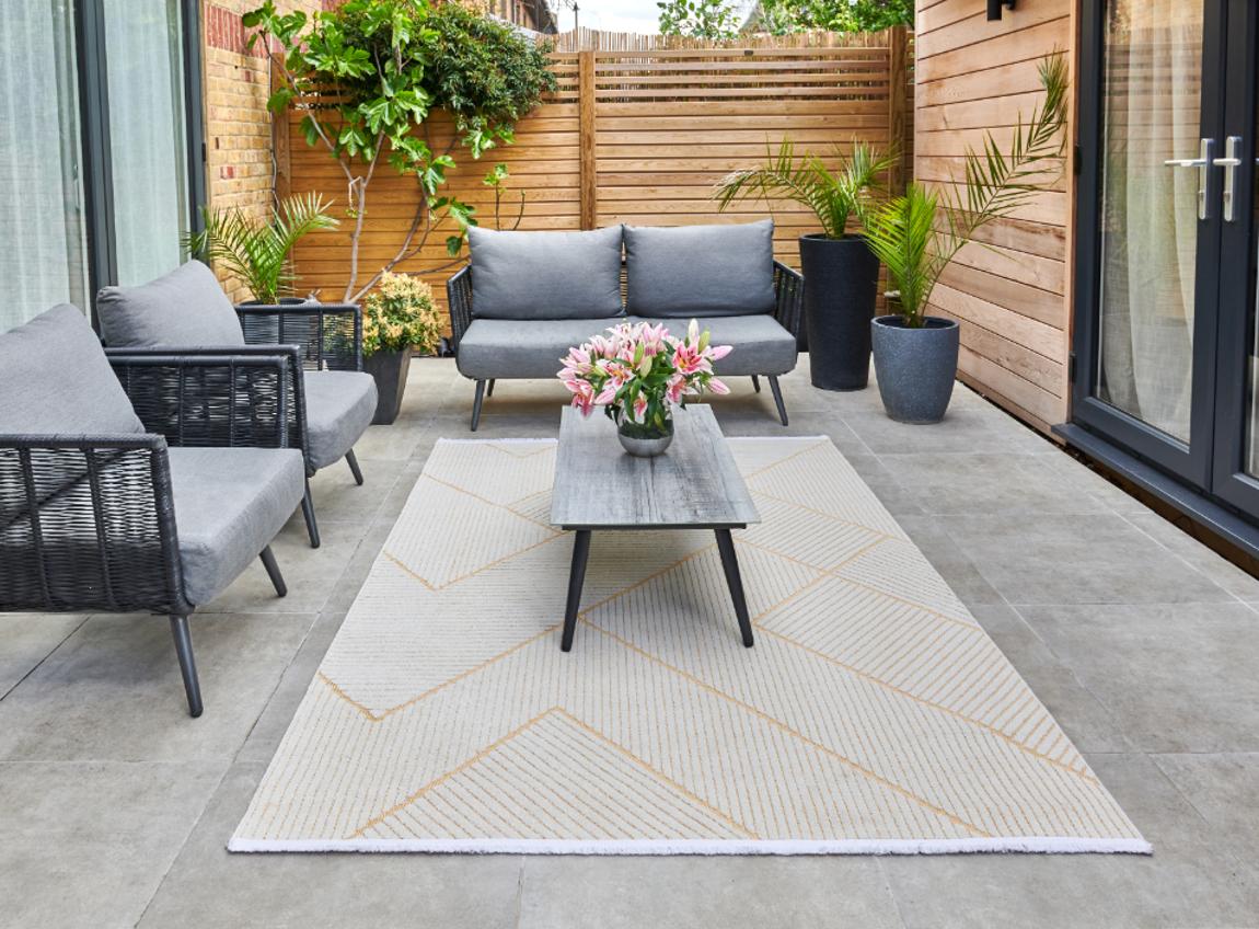 Jazz Indoor Outdoor Rug Amber - 290cm x 190cm main product photo