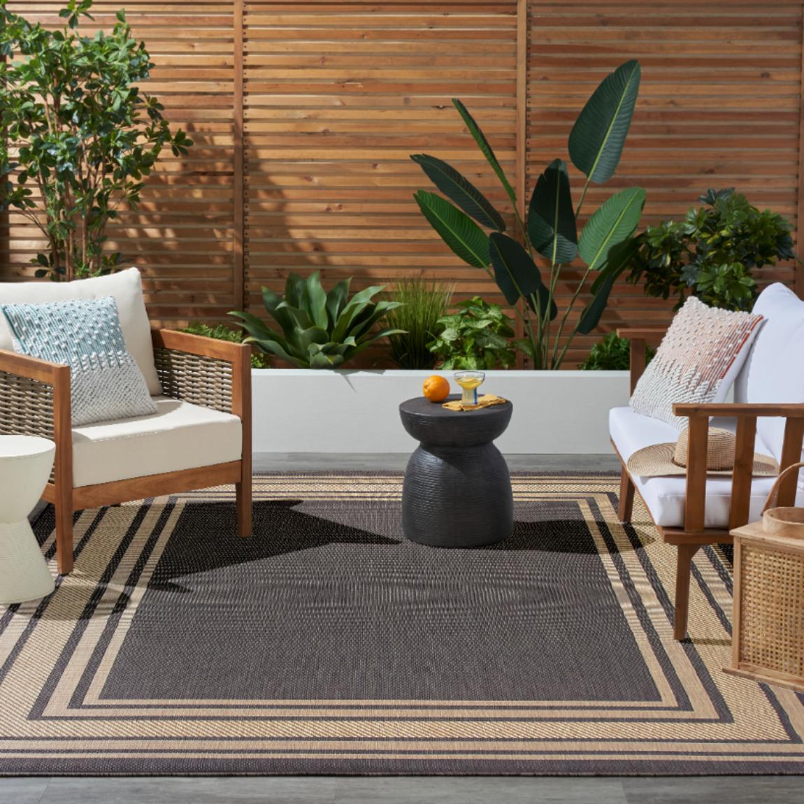 Horizon Indoor Outdoor Rug Charcoal - 366cm x 274cm main product photo