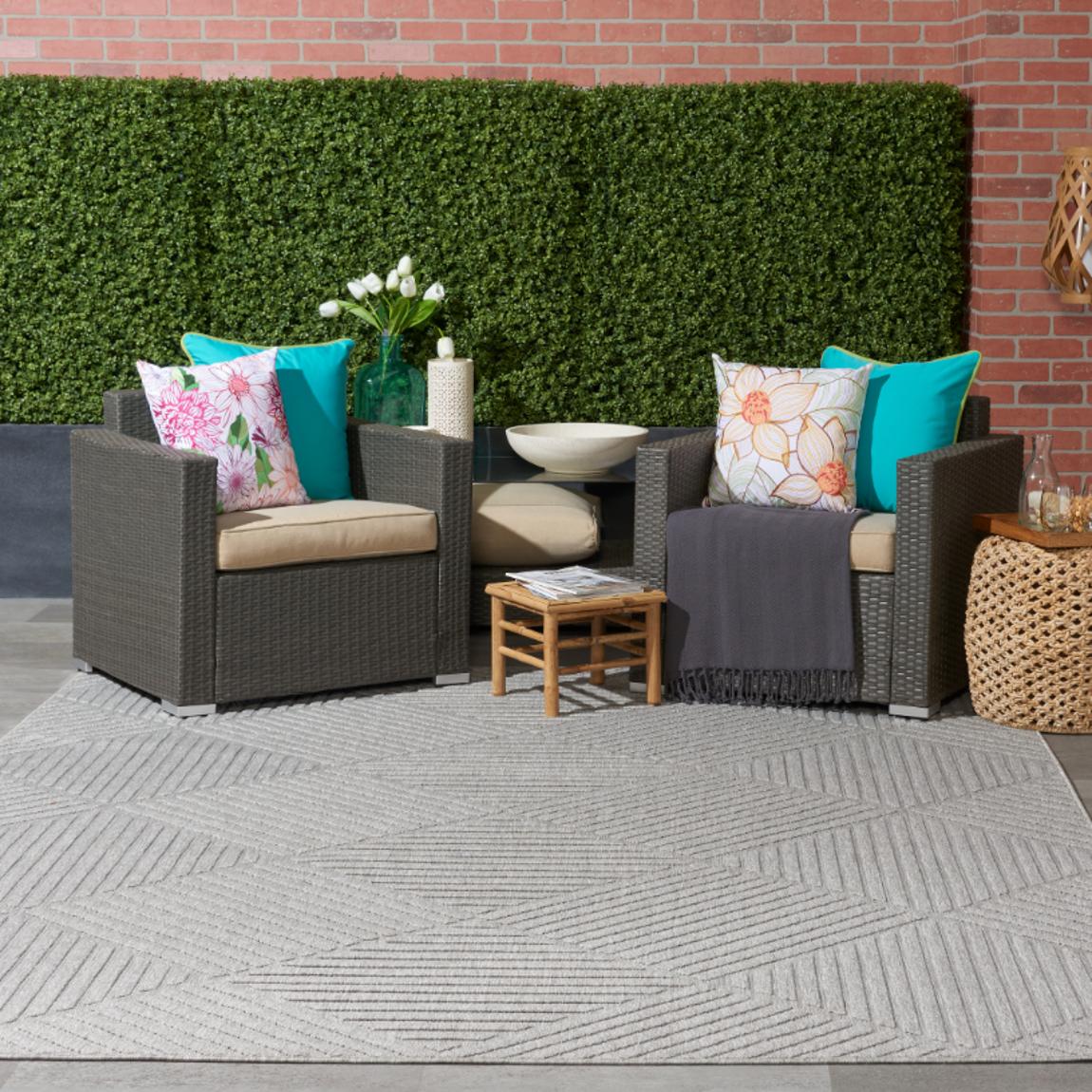 Cozumel Indoor Outdoor Rug Light Grey - 300cm x 239cm main product photo