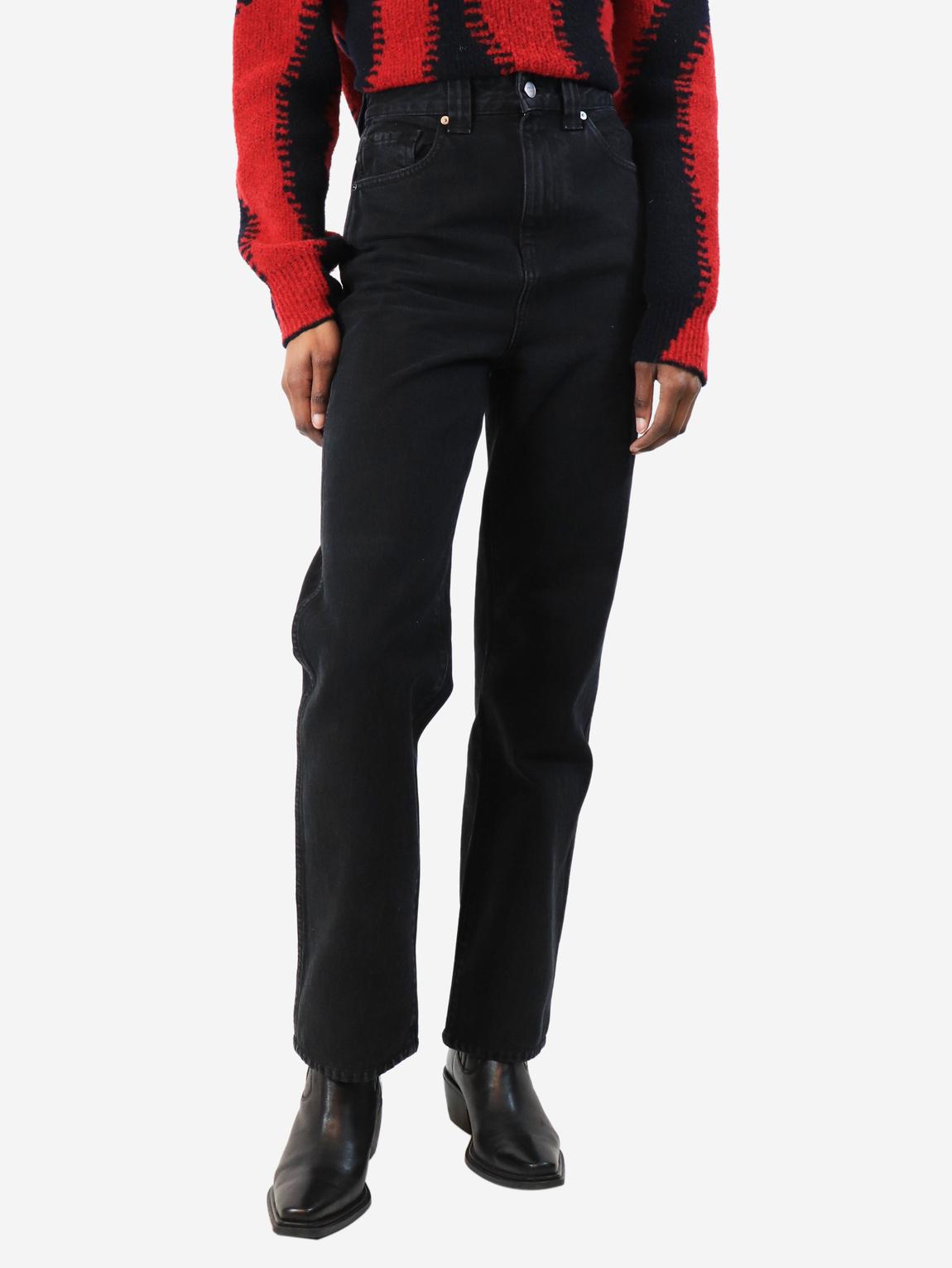 Khaite black Albi washed main product photo