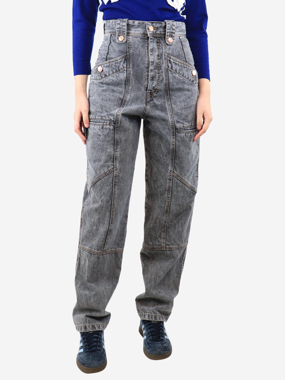 Grey barrel jeans main product photo