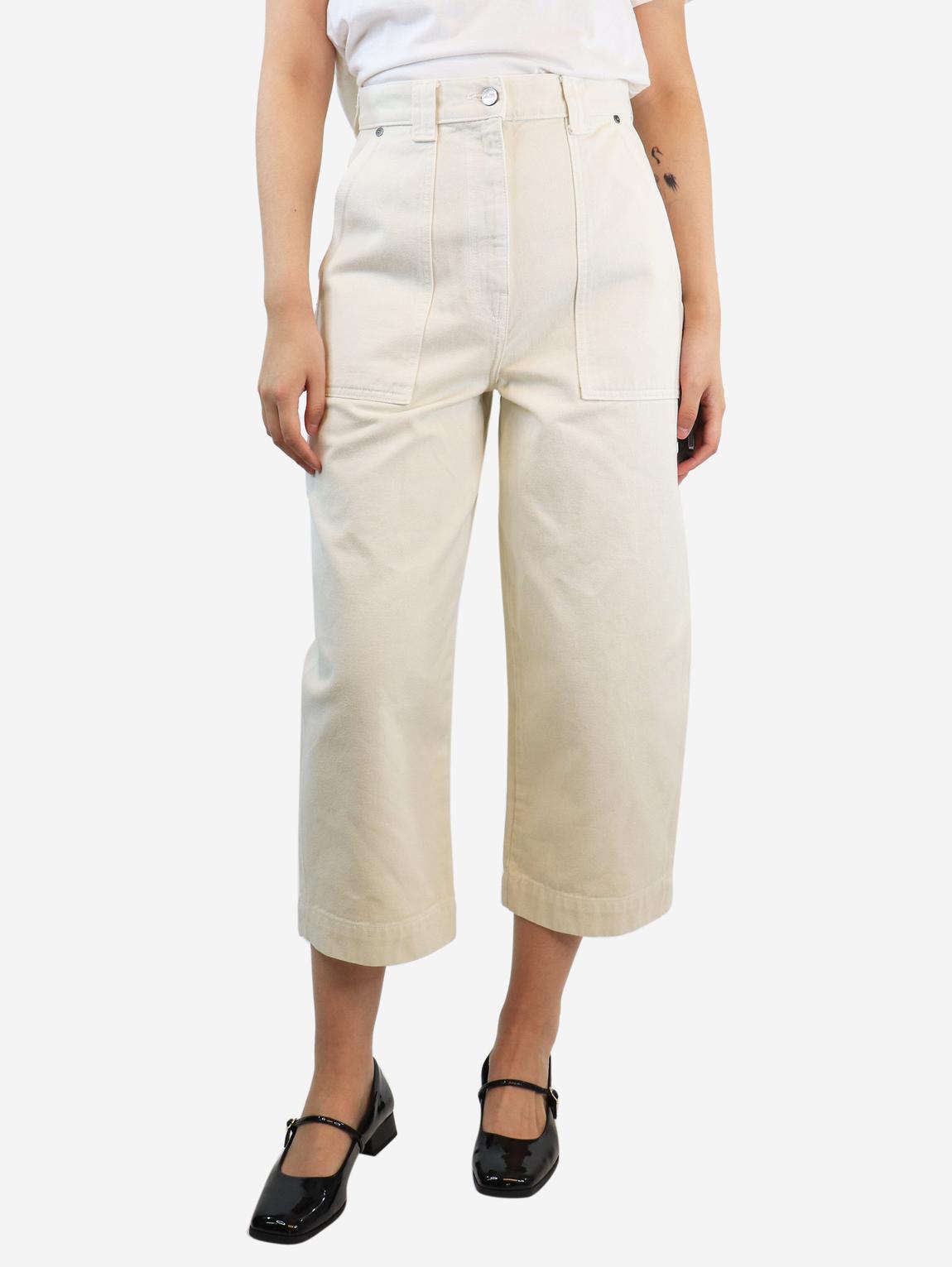 Khaite Hewey cream denim main product photo