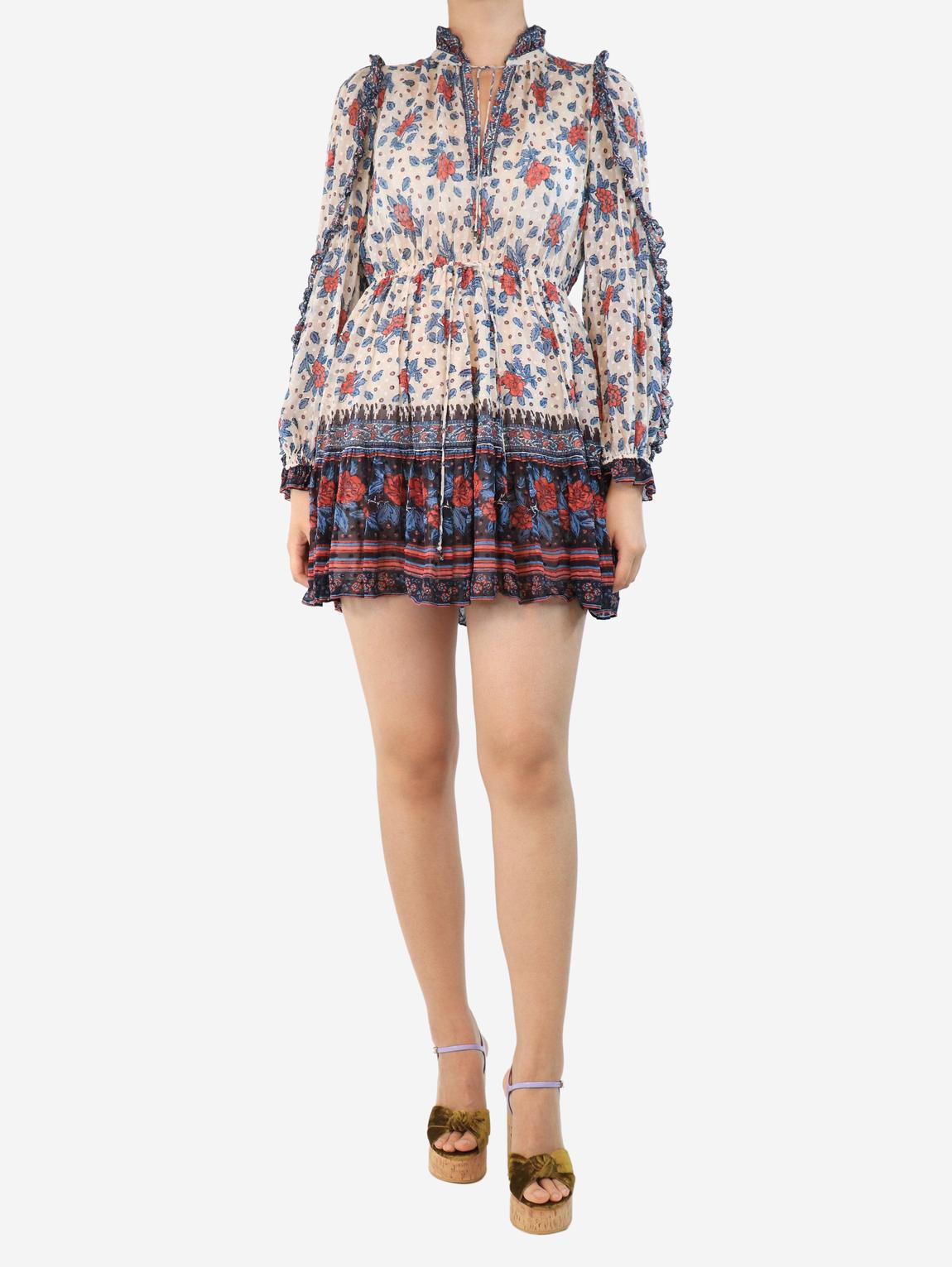Ulla Johnson floral silk main product photo