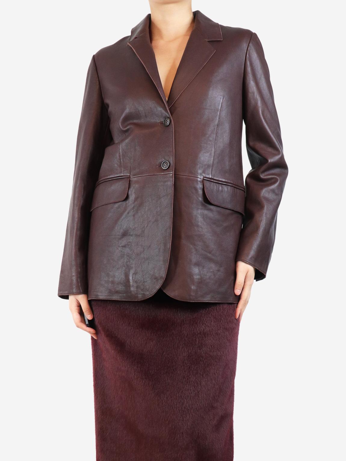 Forte Forte oxblood leather main product photo