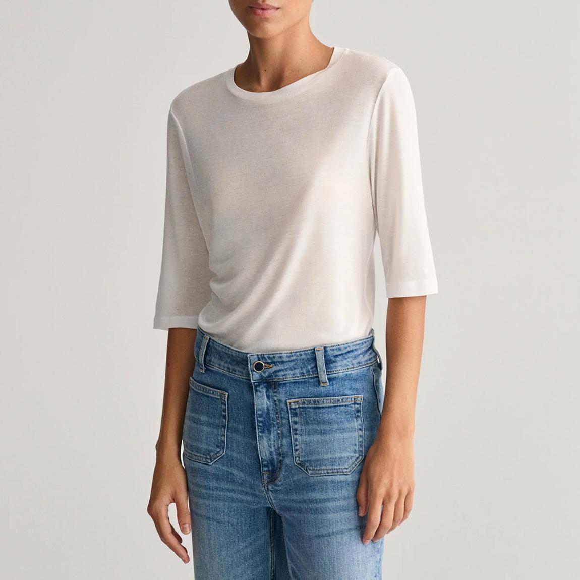White Slim Lightweight T-Shirt main product photo