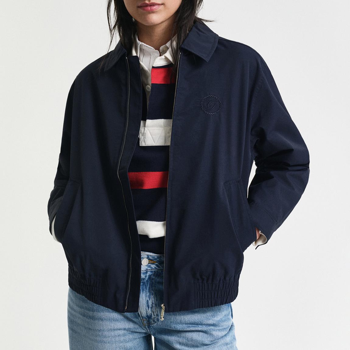 Navy Lightweight Harrington Jacket main product photo