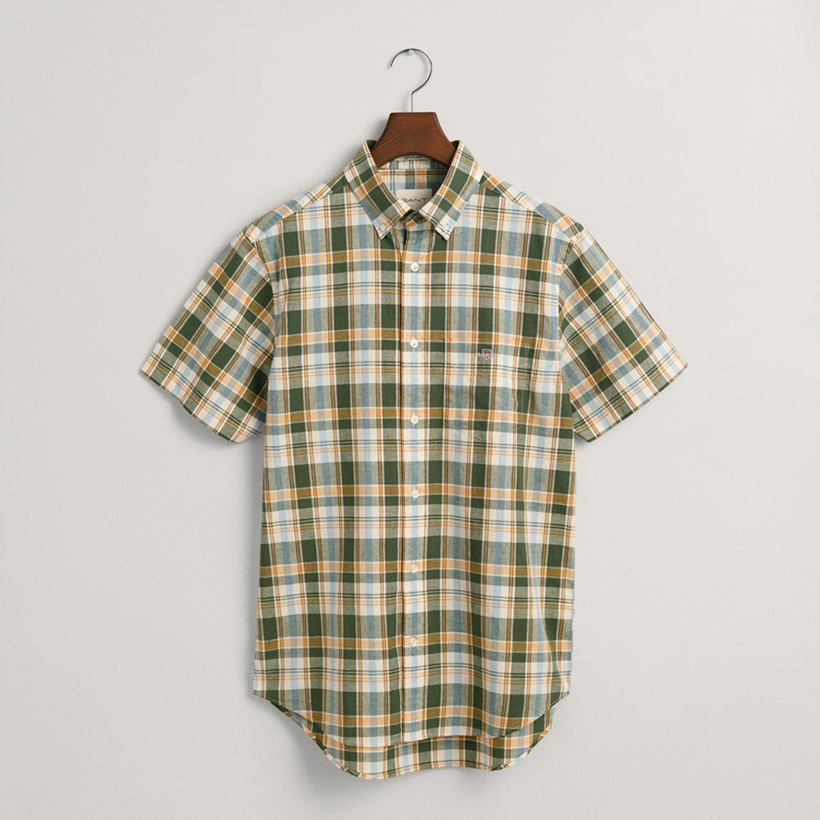 Green Check Short Sleeve Shirt main product photo