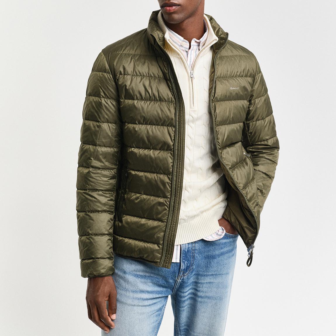 Green Regular Fit Quilted Jacket main product photo