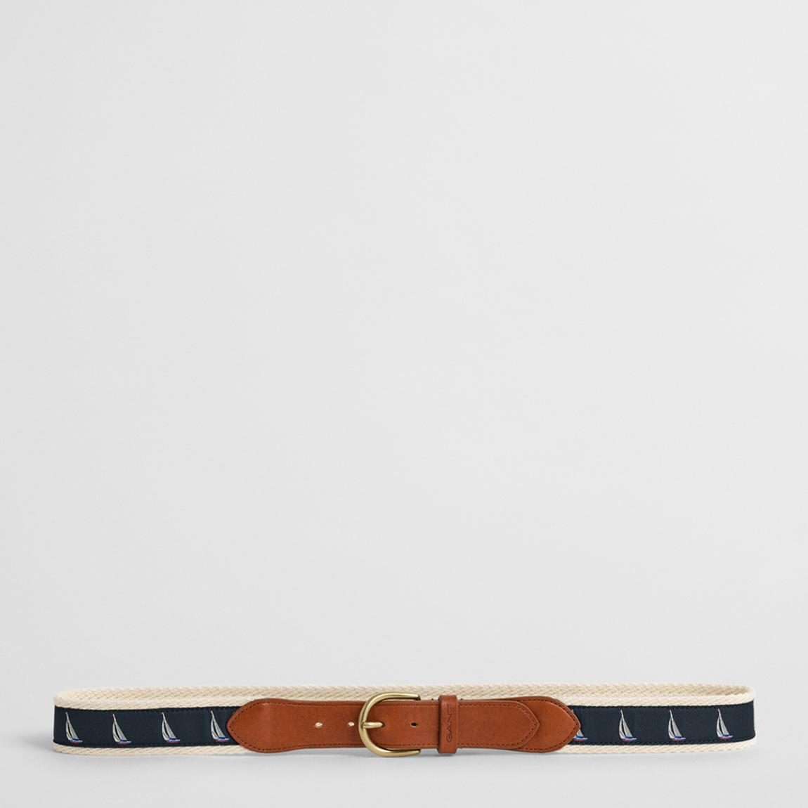 Navy Jacquard Webbing Belt main product photo