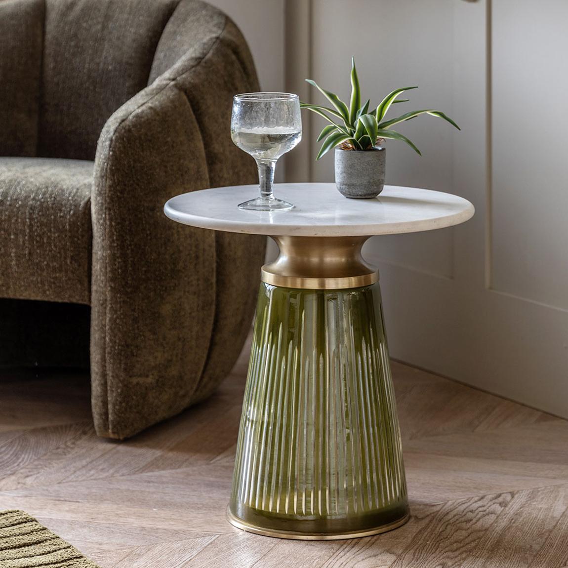 Corin Side Table, Dusk main product photo