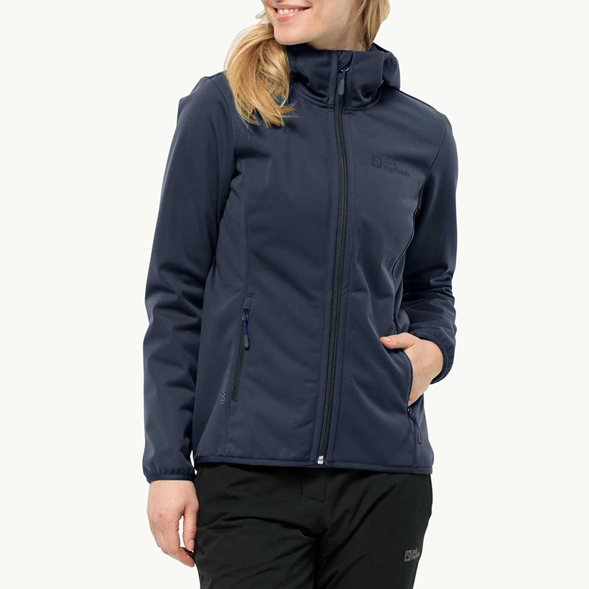 Navy Windhain Hooded Jacket main product photo