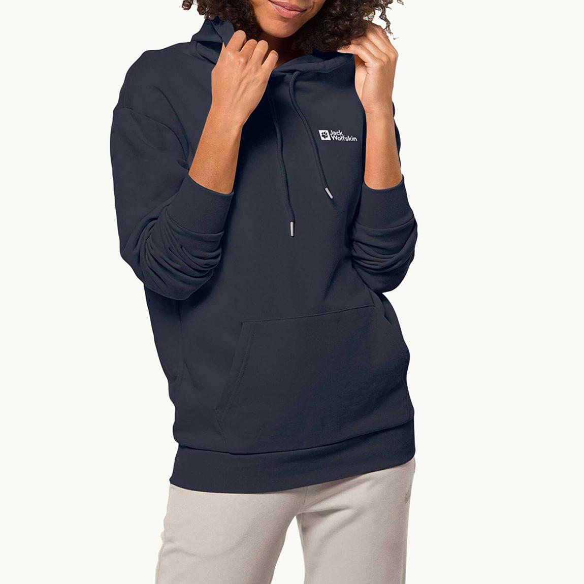 Navy Essential Hoodie main product photo