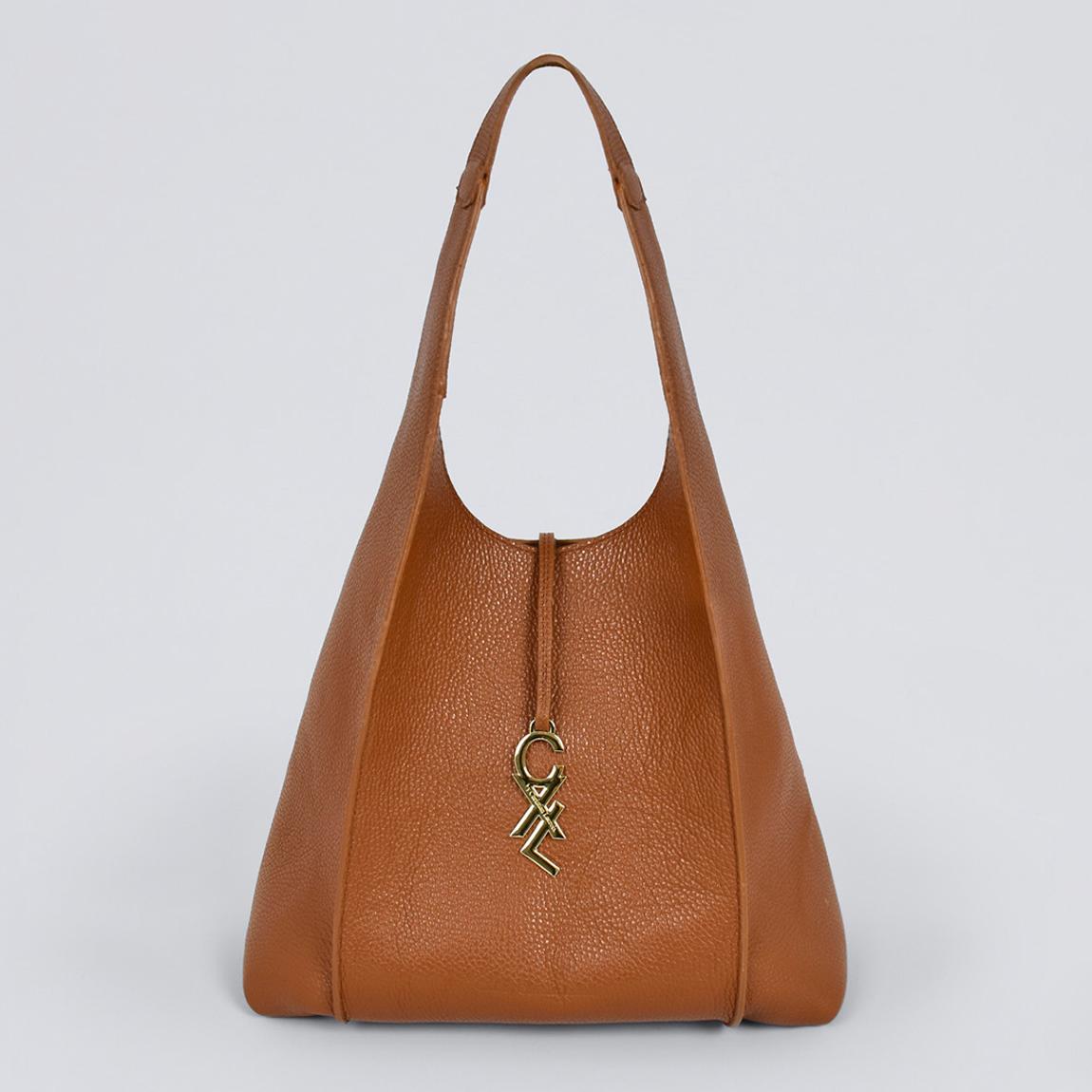 Cognac Leather Handbag Faidherbe main product photo