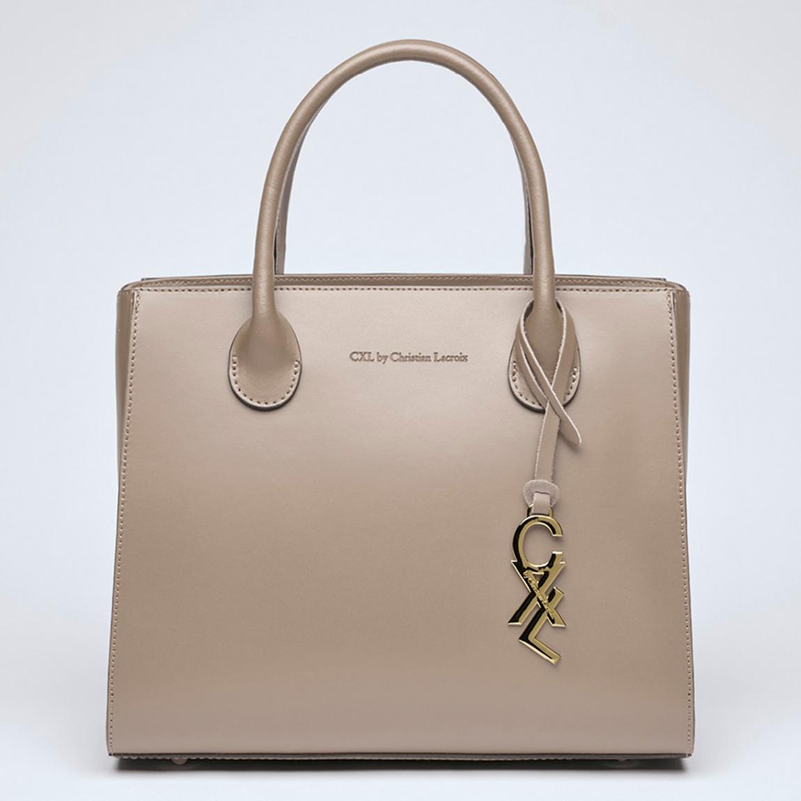 Nude Leather Handbag Montaigne main product photo