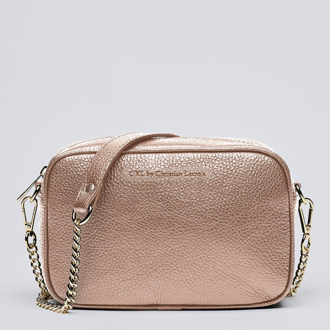 Rose Gold Leather Crossbody Bag Montmartre main product photo