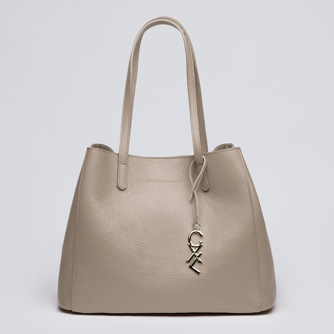Nude Leather Handbag Alesia main product photo