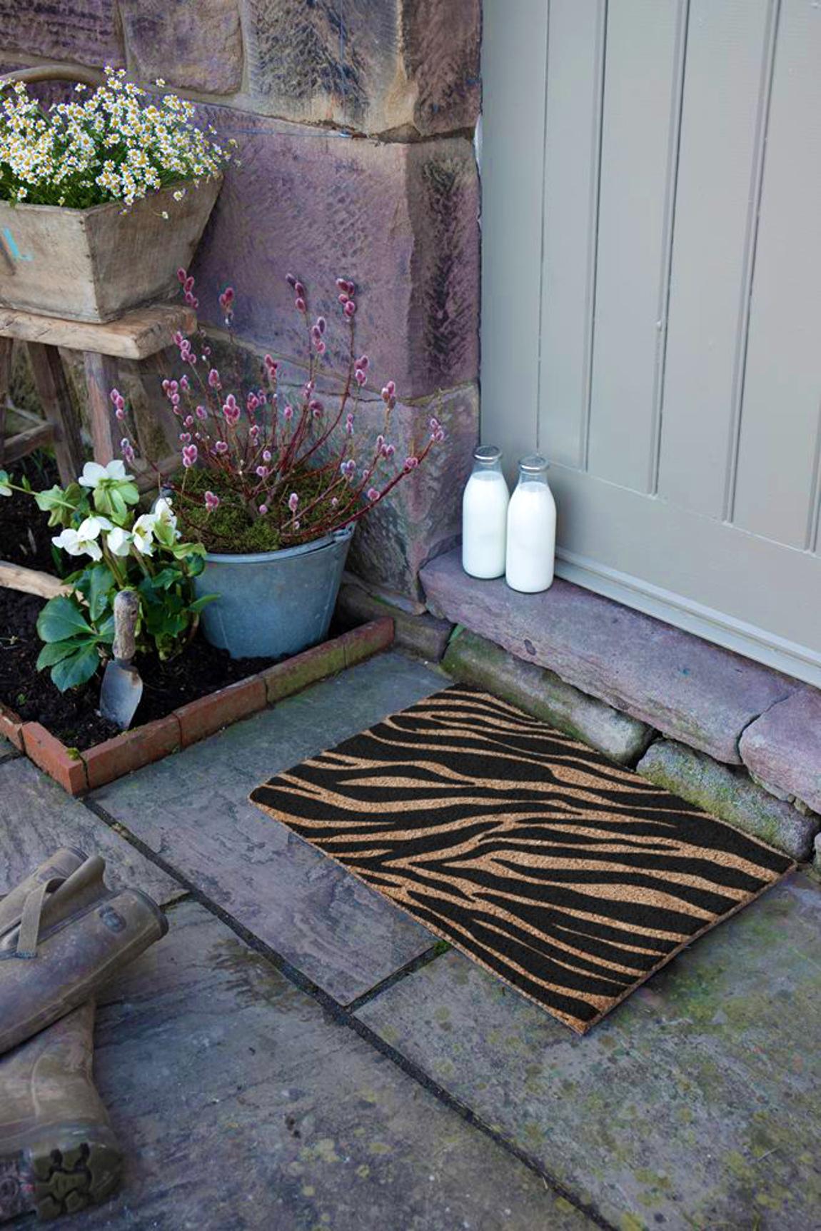Zebra Print Doormat 60x40cm main product photo