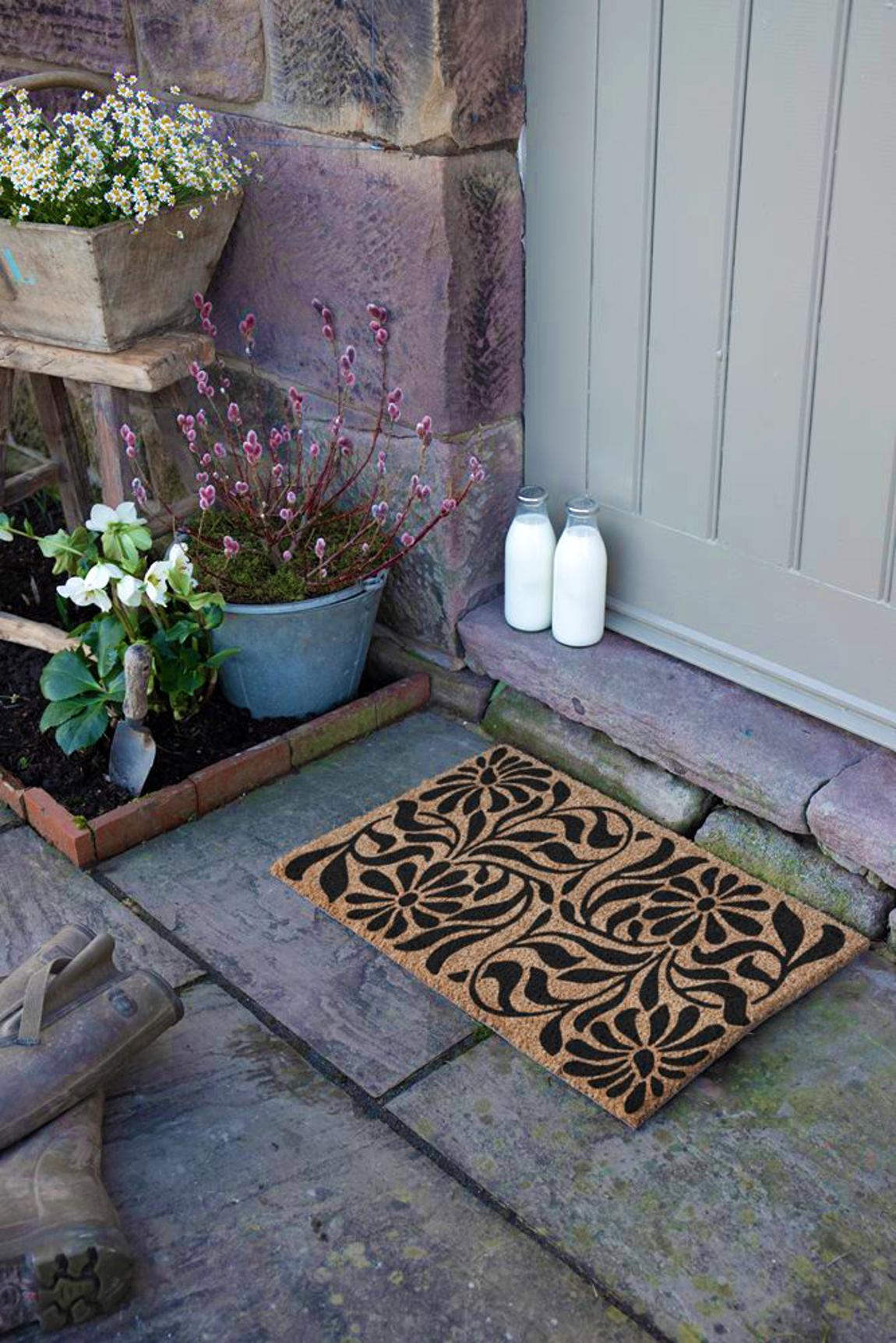 Flower Swirls Doormat 60x40cm main product photo