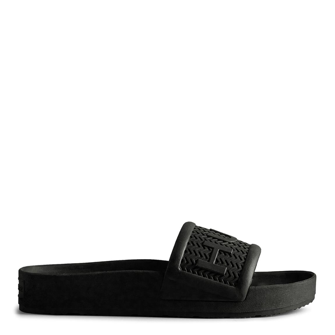 Men's Black Bloom Algae Foam Slide main product photo