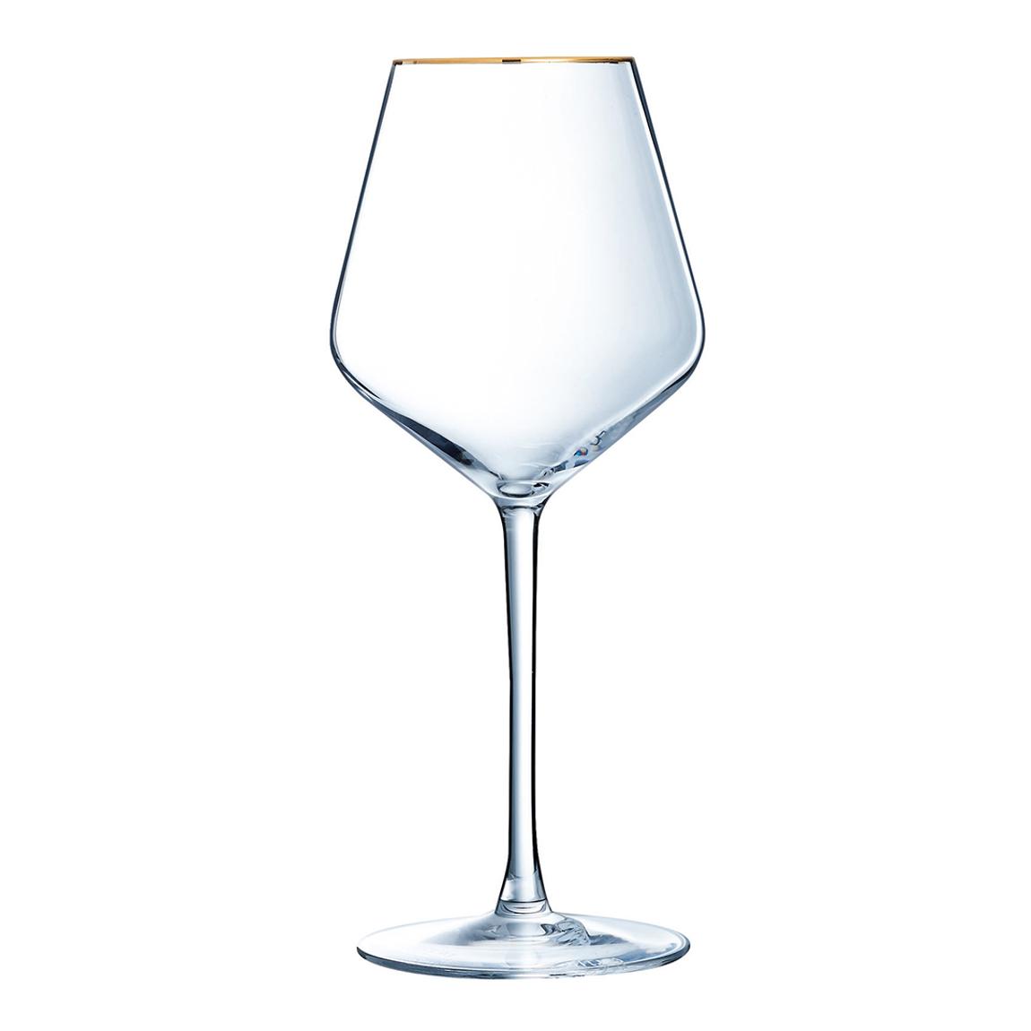Set of 6 Ulitime Gold Wine Glasses, 470ml main product photo