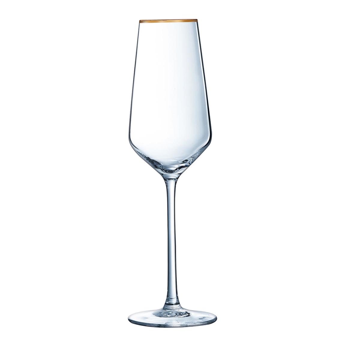 Set of 6 Ulitime Gold Flutes, 230ml main product photo