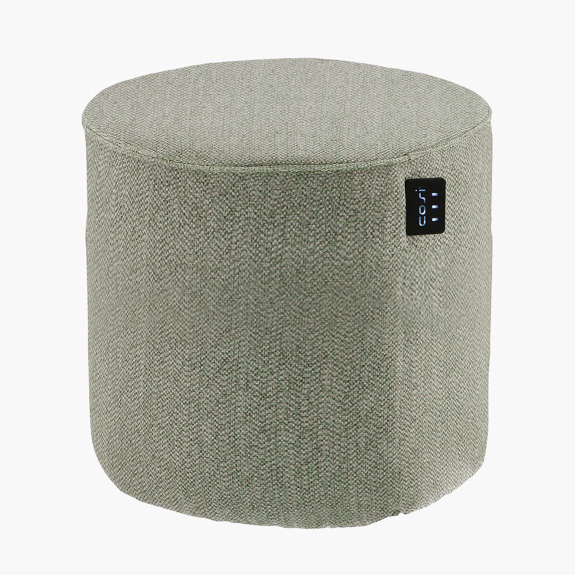 Cosipouf Heated Comfort Green Tall Round 45x45cm high main product photo