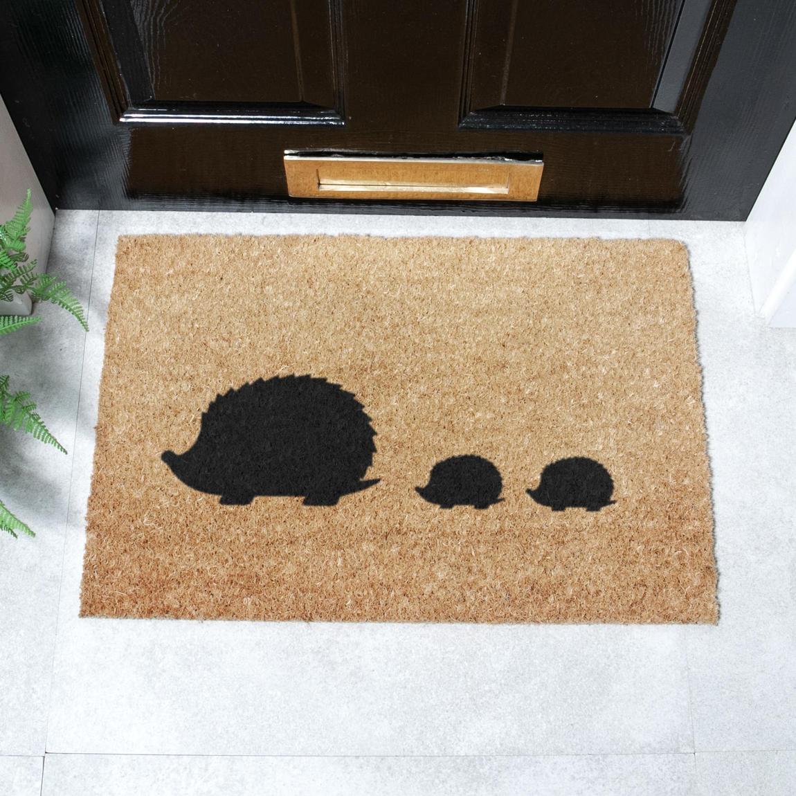 Hedgehog Family Doormat 60 x 40cm main product photo