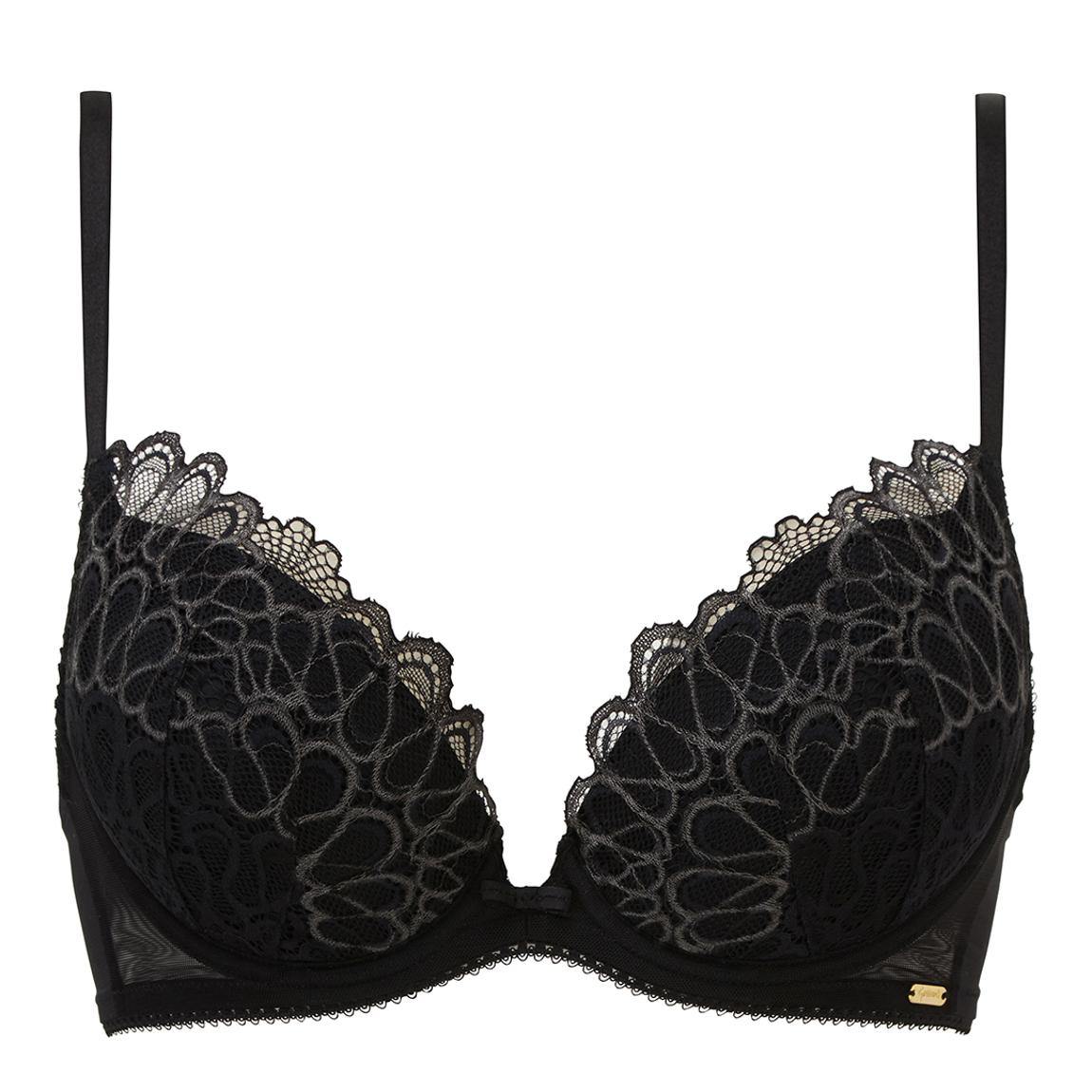 Swirl Padded Plunge Bra main product photo