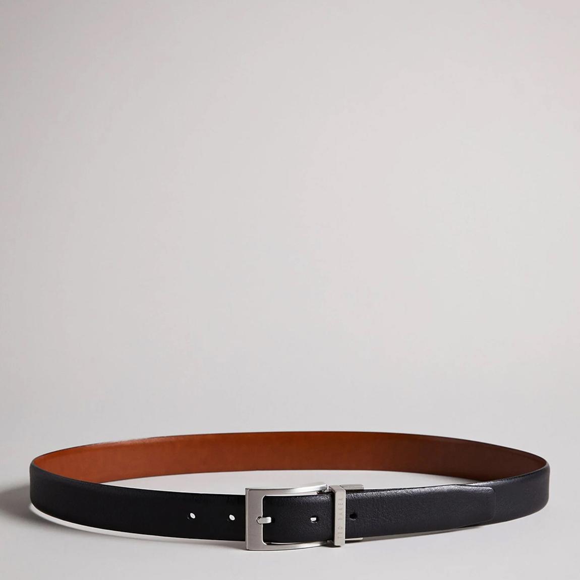 Black Reversible Leather Belt main product photo