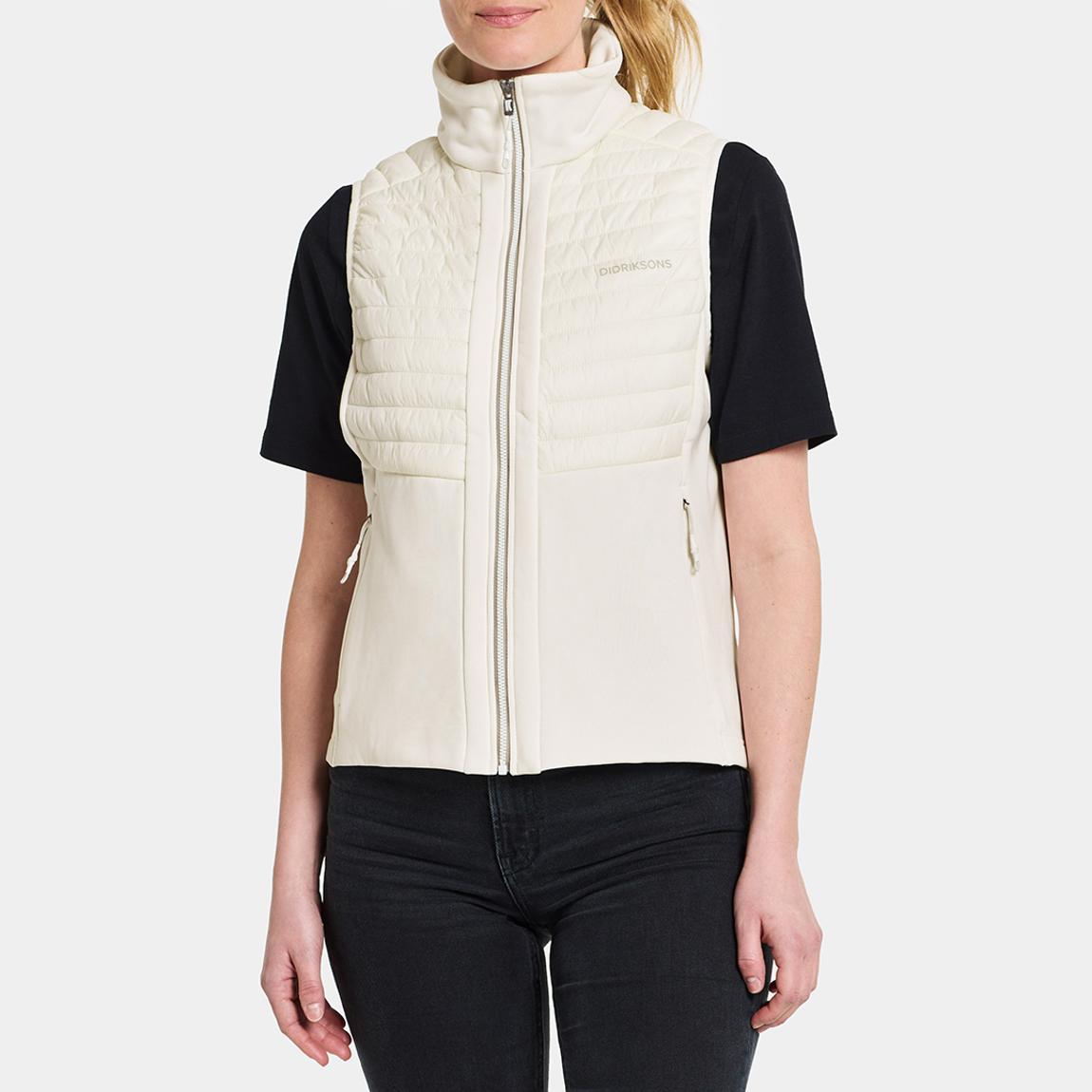 White Annema Hybrid Gilet main product photo