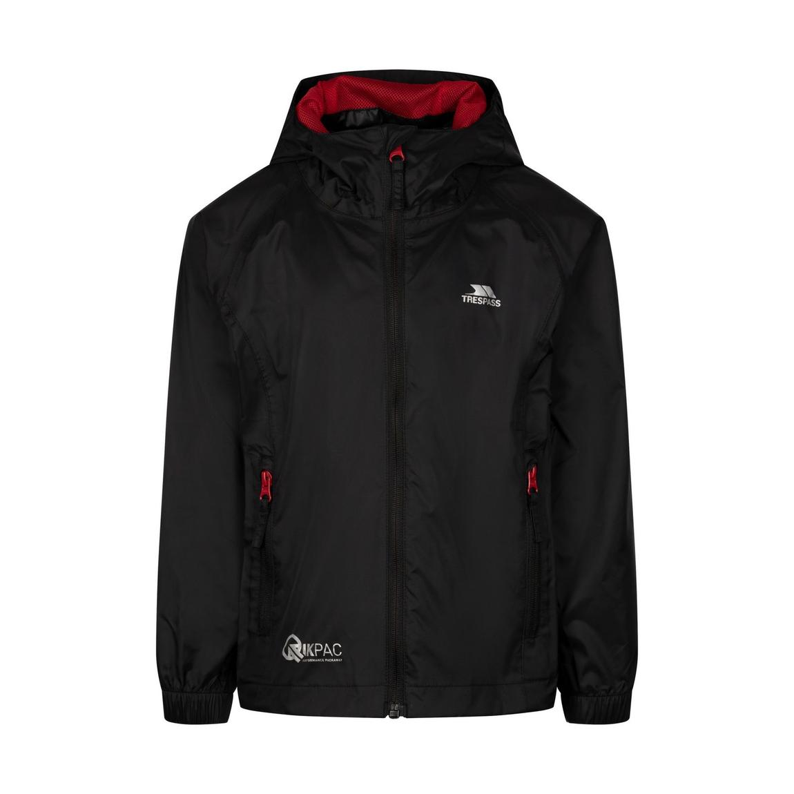 Jacket Qikpac Polyamide Black/Red main product photo