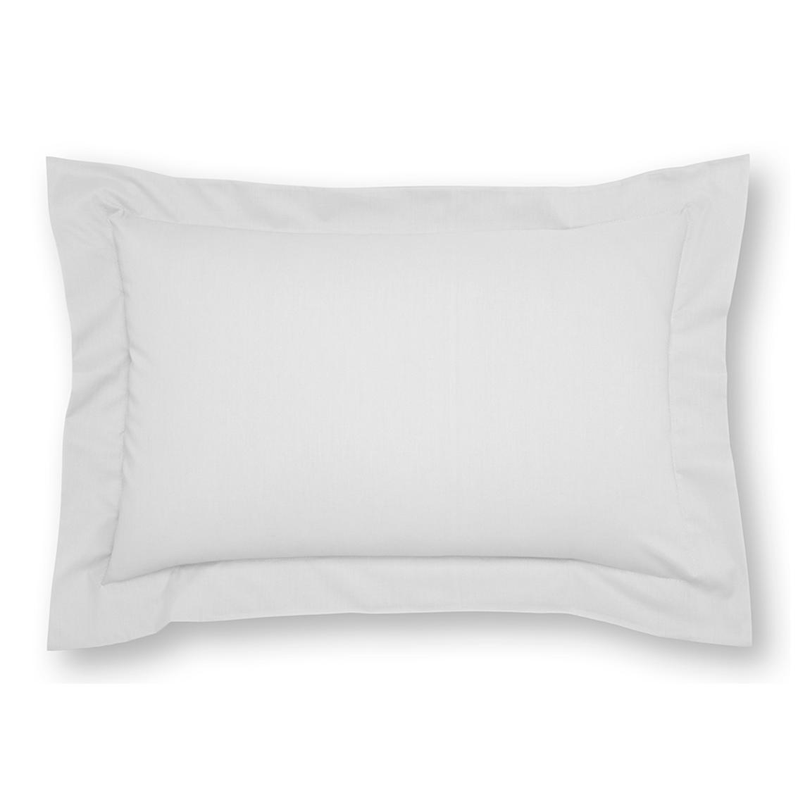 Charlotte Thomas Poetry Plain Dye Single Oxford Pillowcase - Grey main product photo