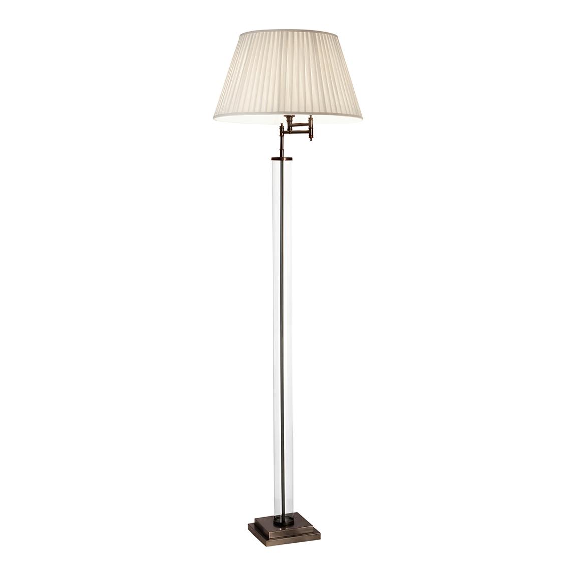Beaufort Floor Lamp, Brass Finish Incl Shade main product photo