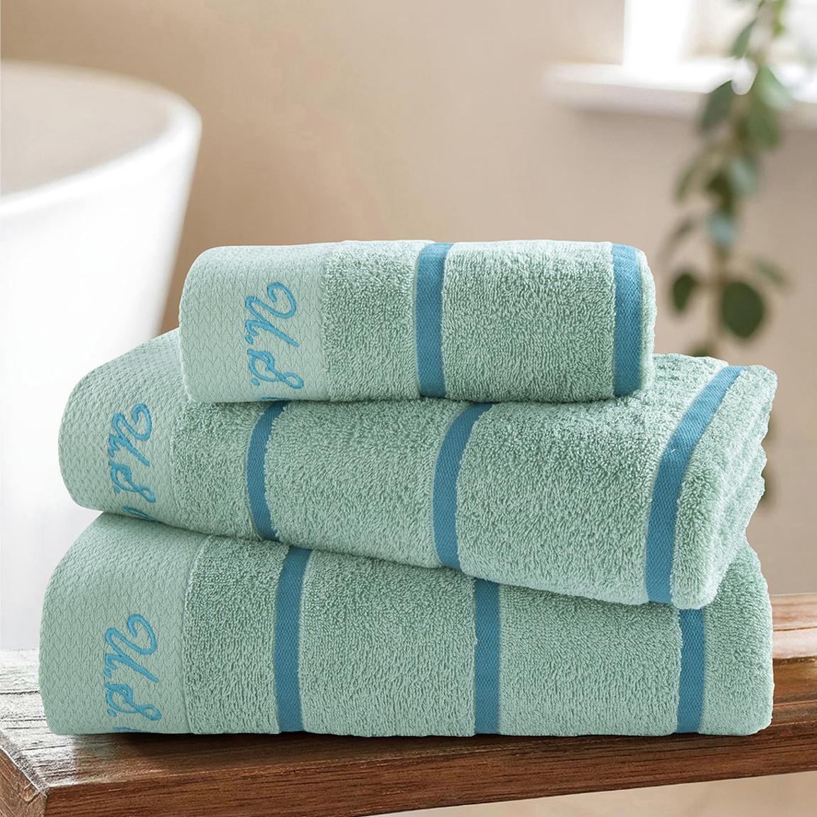 Pure Cotton Satin Stripe Bath Sheet, Harbour Grey main product photo