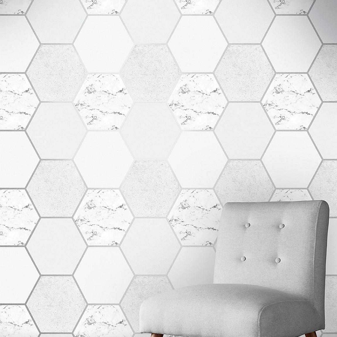 Graham & Brown Earthen Grey Wallpaper main product photo