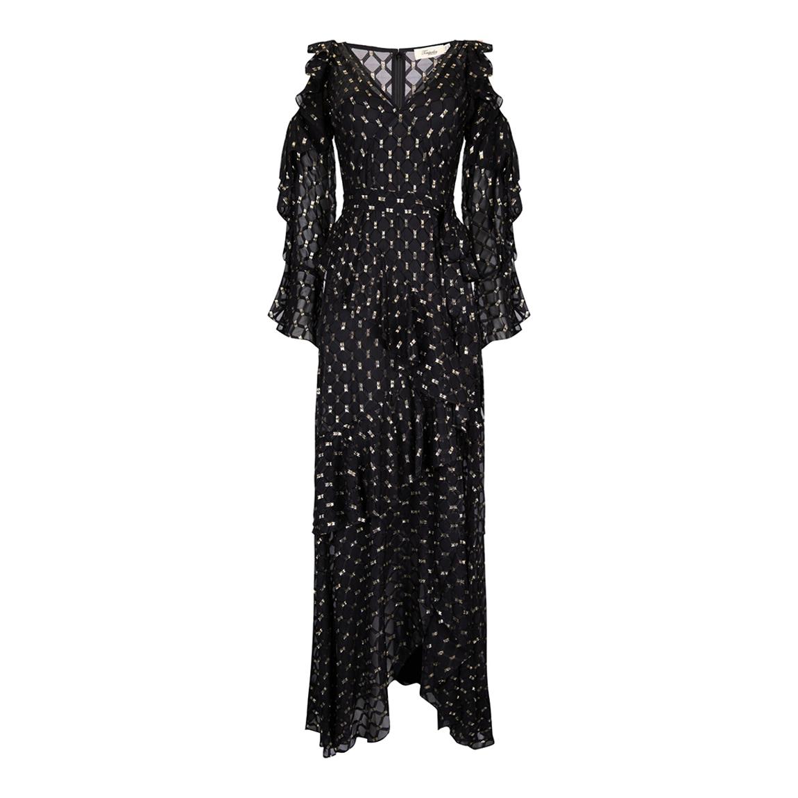 Black Angelico Ruffle Dress main product photo