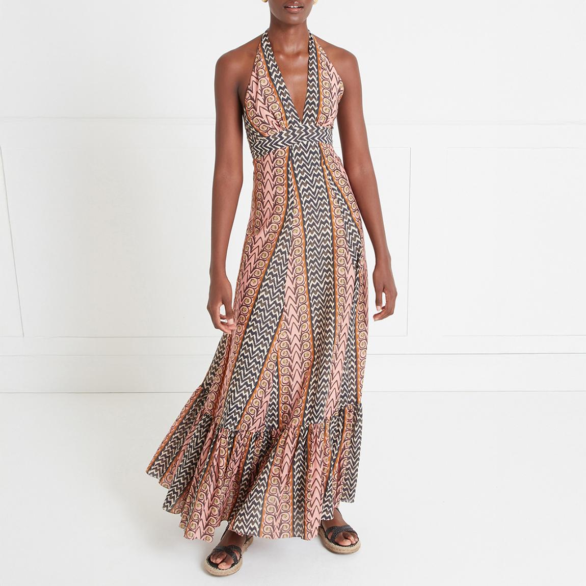 Multi Gia Printed Halter Dress main product photo