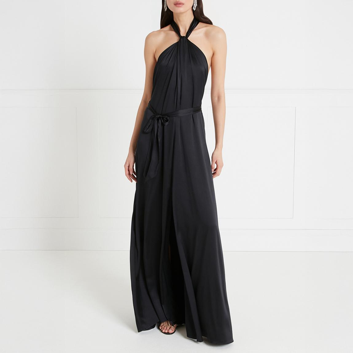 Black Sandrelli Halter Dress main product photo