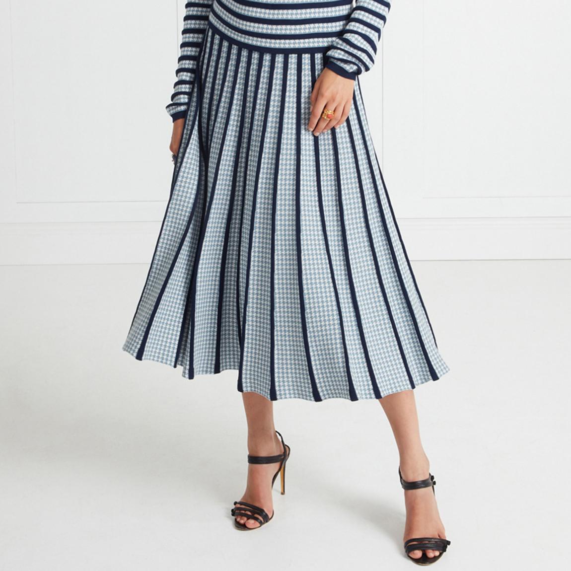 Blue Mix Vulcan Knit Skirt main product photo
