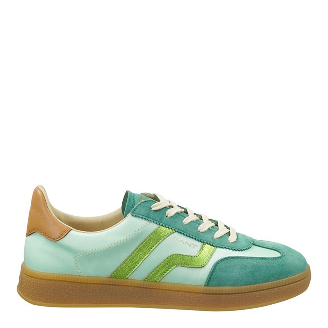 Women's Mint Cuzima Suede Trainers main product photo