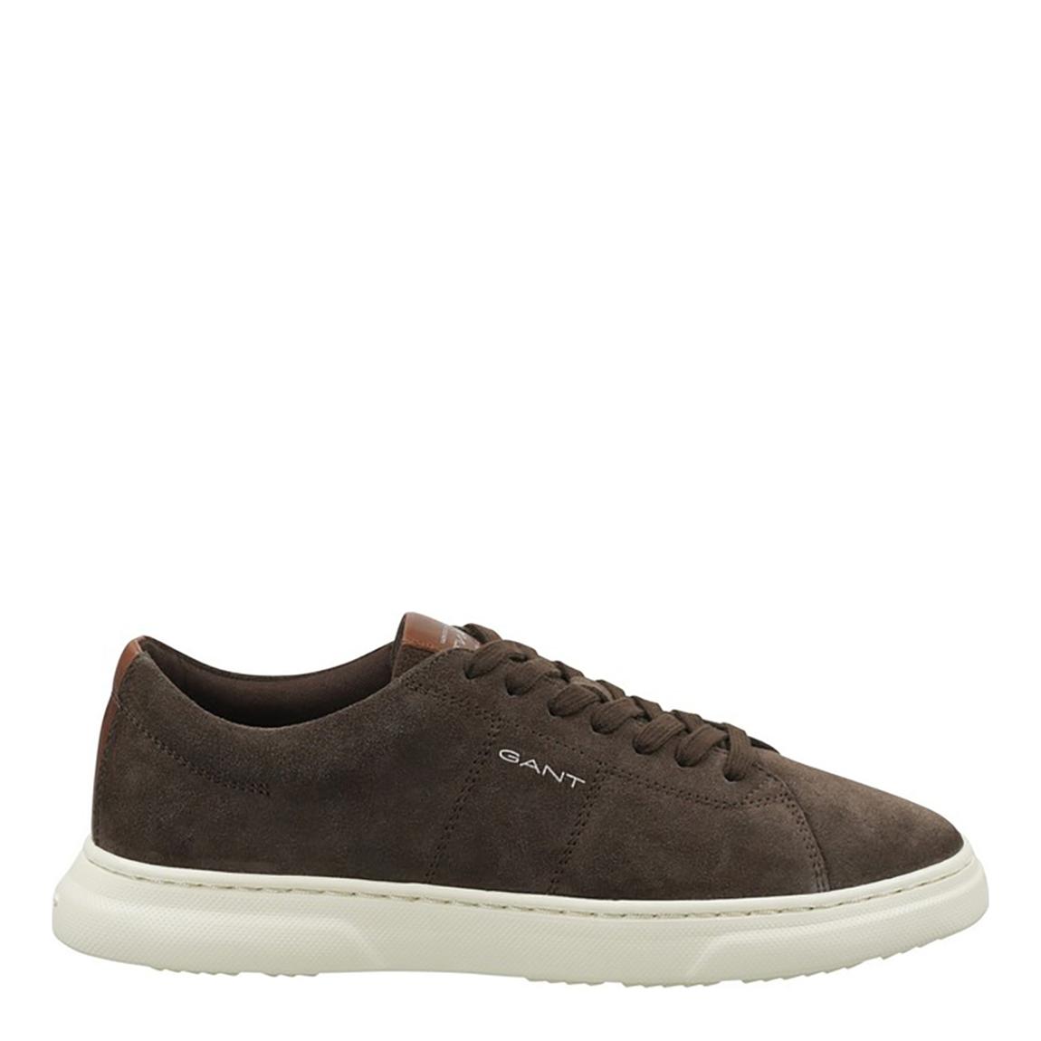 Men's Dark Brown Joree Suede Trainers main product photo