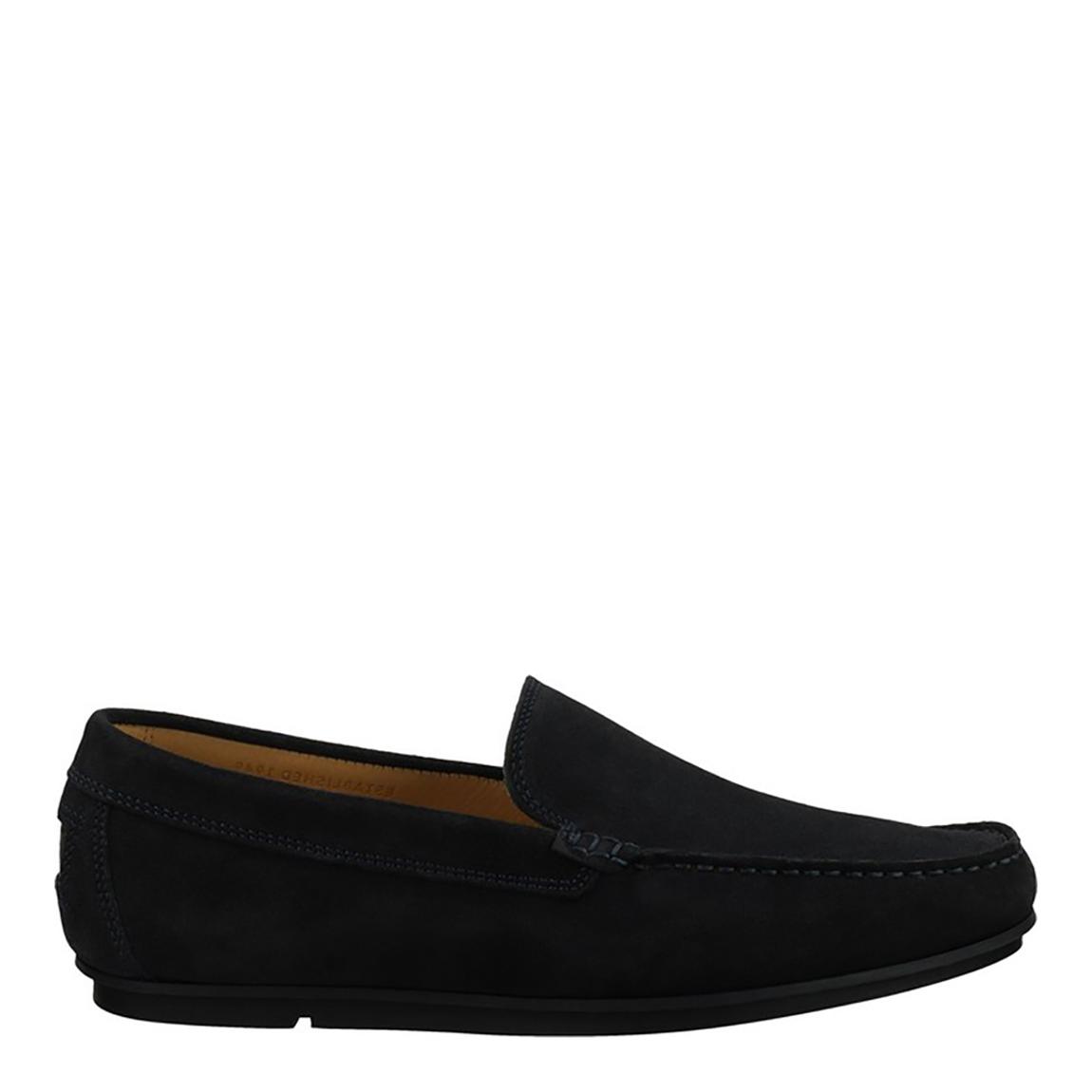 Men's Navy Wilmon Suede Boat Shoes main product photo