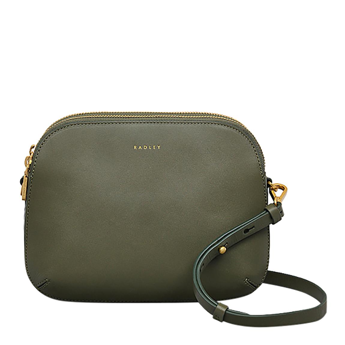 Dark Olive Dukes Place Medium Zip top Crossbody Bag main product photo