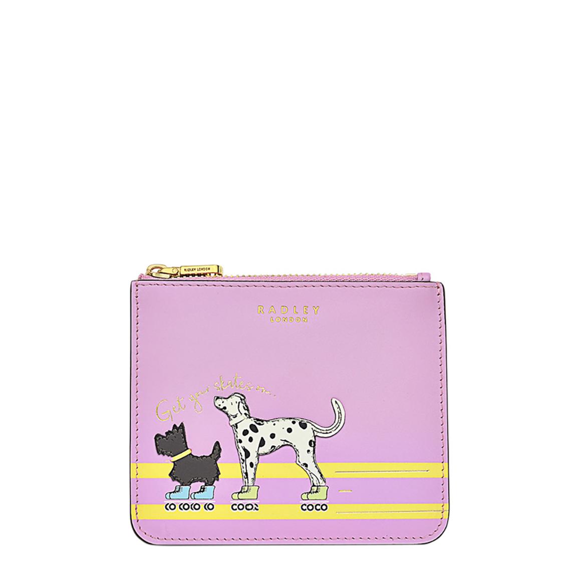 Sugar Pink Get Your Skates On Small Zip top Coin Purse main product photo